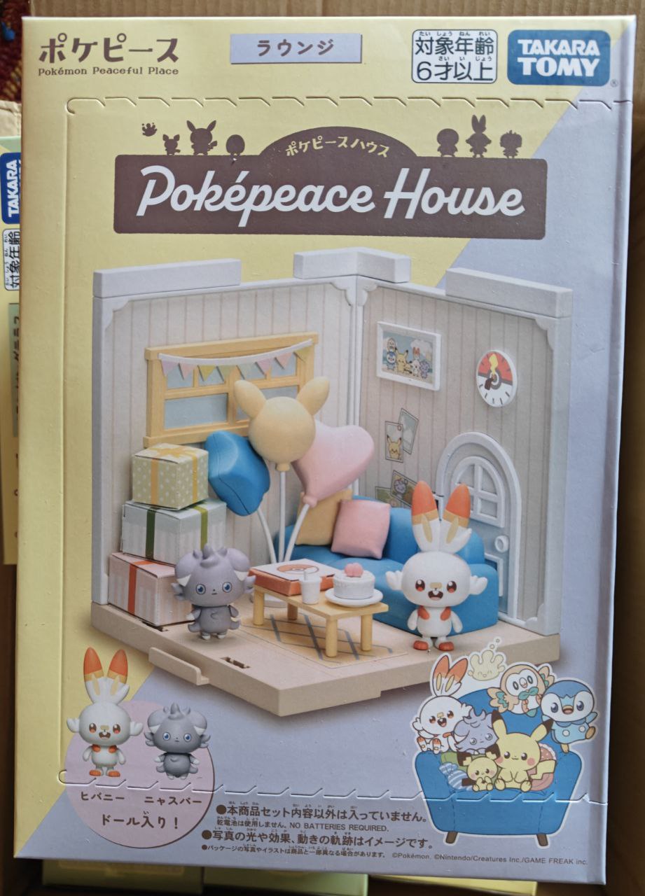 Pokémon PokePeace House Lounge - Scorbunny & Espurr