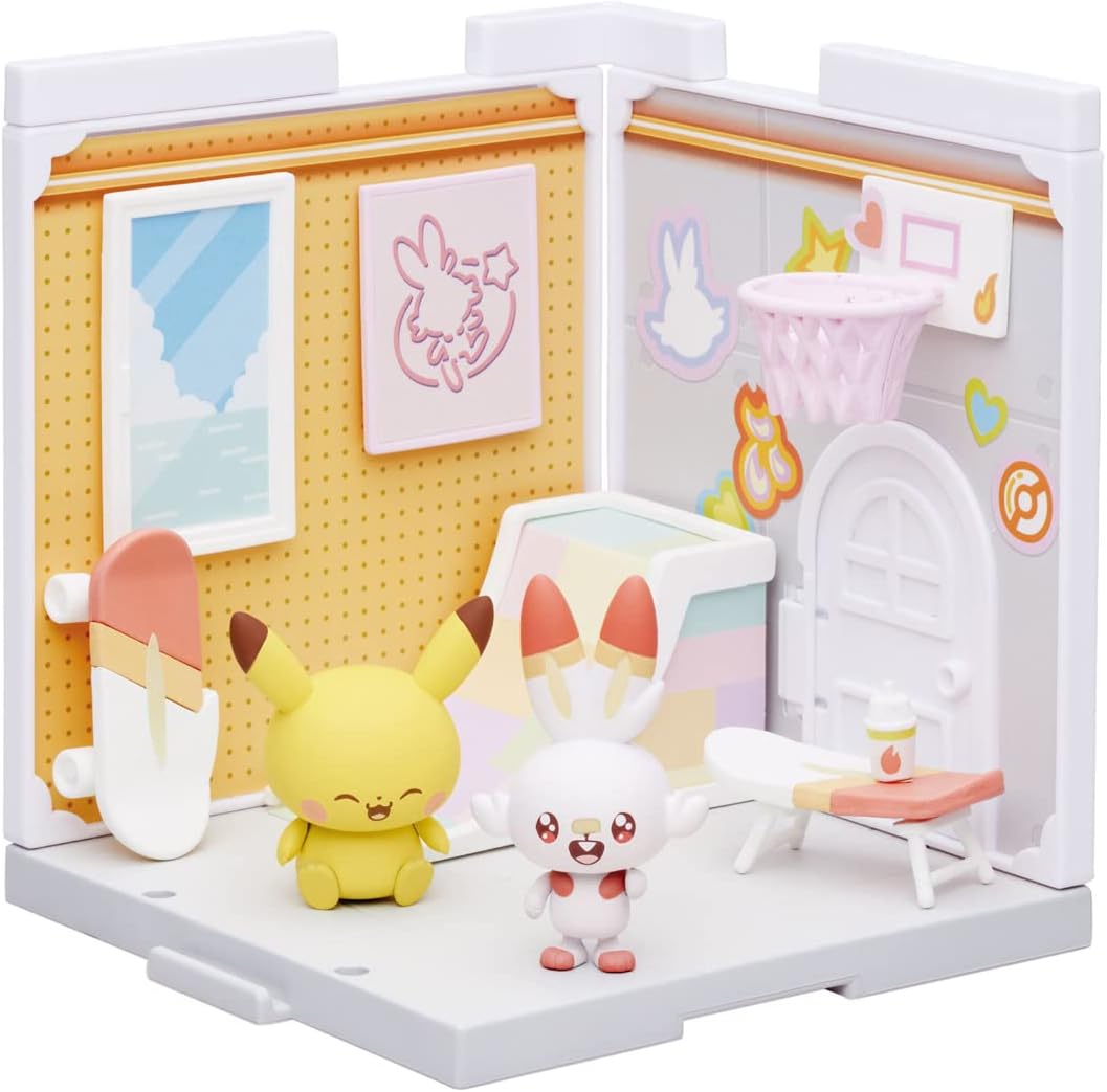 Pokémon PokePeace House Studio - Scorbunny & Pikachu